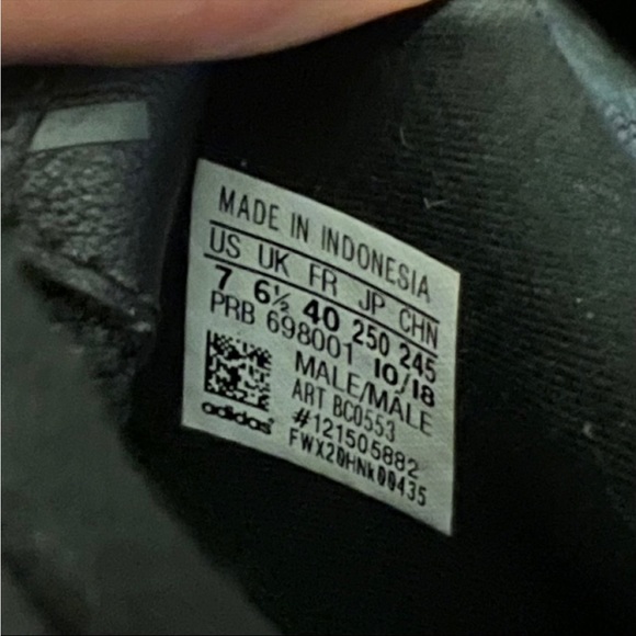 Adidas Copa 19.3 FG Black Cleats with Iridescent Logo (PRB 698001) - Picture 5 of 7